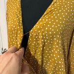 Free People Intimately Making Waves Polka Dot Trumpet Sleeve Bodysuit Photo 5