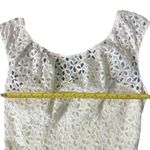 Milly Womens Lace Wool Sleeveless‎ Zip Up Mini Cocktail Dress Black White Size 2 Photo 8