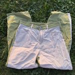 Et clet color block pants green and cream White Photo 1
