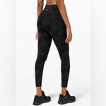 Lululemon  Wunder Train HR Tight 25" Heritage Camo Deep Coal Multi W5CQNS size 4 Photo 1