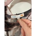 C&C California  Tie-Dye Twist Front Pullover Hoodie Sweatshirt, M Photo 3