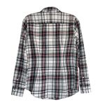 Ralph Lauren Lauren Plaid Non Iron Dress Shirt S White Black Red Blouse Photo 3