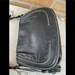 ETRO studded flap leather handbag Black Photo 7