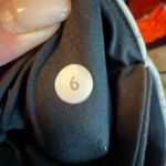 Lululemon  Groove Nulu Flare Pants Black Blue Abstract Waistband Size 6 Active Photo 6