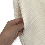 ZARA | XS | Embroidered Off The Shoulder Gauzy Short Sleeve Cover Up Mini Dress Photo 6