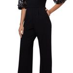 XScape "BELLE" OFF SHOULDER SCUBA CREPE JUMPSUIT Size 14 New w/ Tag MSRP $219 Photo 2