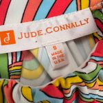 Jude Connolly The Lisa Keyhole Halter Dress Groovy Psychedelic Colorful Size S Photo 2