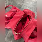 Coach Phoebe Red Pebbled Leather Shoulder Bag Purse Gold Hardware Photo 3