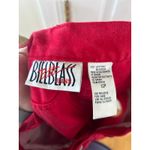 Bill Blass Vintage 90s  Red Denim High Waisted Shorts Photo 2