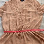 indigo. Poppy dusty pink peasant blouse. Photo 8
