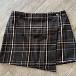 No Boundaries LAST PRICE🍒🤍  flannel faux wrap skirt 💐 Photo 1
