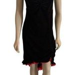 Women's S/M Halloween Black Velvet Red Silk Vampire Costume Sleeveless Dress Size undefined Photo 0
