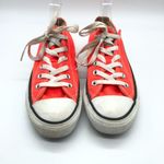 Converse  All Star Fiery Coral Low Top Canvas Sneakers Womens 7.5 Mens 5.5 Photo 1