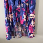 Abel the label  Anthropologie Santa Cruz Floral High Low Maxi Dress V Neck Size S Photo 1