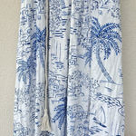 Calypso St. Barth Coastal Sails Linen Blend Maxi Skirt S Nautical Vacation Resort Photo 0