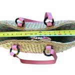 Vera Bradley Straw Tote Retired Capri Melon Beach Bag Pink Strap Paisley Summer Photo 14