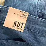 Kut From The Kloth NWT X Nordstrom high rise wide leg jean in teal blue 10 Photo 9