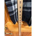 Ralph Lauren Lauren  Wool Plaid Shirt Jacket L Black Gray Shacket 100% Wool Photo 4