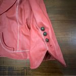 wilson's leather Wilson Leather Peach Cropped 3/4 Sleeve 100% Leather Jacket XL Evening Photo 2