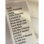 Kaari Blue  Women's White Top Blouse with black trim, size XL Photo 5