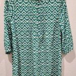 Gap Casual Green Long Sleeve Mini Dress Photo 0