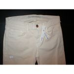 J Brand New Jeans Womens Off White 25 X 24 Gigi Crop USA Japanese Twill Khaki Photo 5