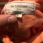 No Comment “” Peach/Orange Cropped Longsleeve Photo 5