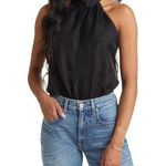 VICI Collection Black Organza Halter Tie Neck Bodysuit XS NWT Photo 0