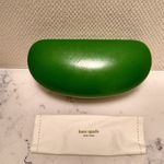 Kate Spade Apple Green  Domed Sunglasses Case With Cloth Photo 1