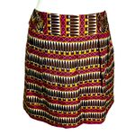 Milly NWT  Silk Skirt with Etched Large Artisan Buttons Size 12 Photo 1