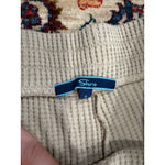 Shore Women’s Ribbed Waffle Knit Lounge Shorts Beige Tan Size S Made in USA Photo 3