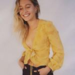 Realisation Par 💕💕 The Stevie Top ~ Sunflower Yellow Print XS Photo 8