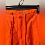 Ashley Stewart  Linen Capri Pants Orange Size 14 Photo 2