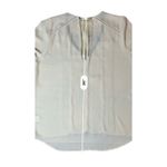 Daniel Rainn Sheer Pintuck Pleated Cream Long Sleeve Blouse MEDIUM Cottage Photo 7