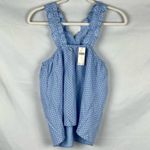 New! NWT Waverly Grey Liberant Anthropologie Chambray Ruffle Pin Dot Berlin Blou Blue Photo 2