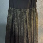 Torrid Elegant Black and Gold Women's High, Low Dress Photo 1