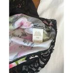 Free People  Black Lace Floral Mini Skirt S Coquette Cottagecore Whimsygoth Y2K Photo 7