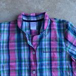 Lands' End Lands’ End pink plaid nightshirt pajamas Photo 1
