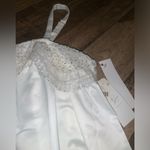 Anthropologie Rya Primrose beaded Chemise Nwt M 135$ boho slip satin  spring sexy Photo 7