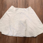 Theory ‎ White Textured Mini Skirt Women's Size M Photo 0