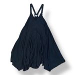 Urban Outfitters  Ecoté Black Raw Hem Trapeze Halter Mini Dress Size XS Boho‎ Photo 0