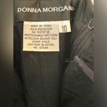 Donna Morgan little black dress beaded criss cross back size 10 Photo 6