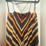 Anthropologie Chevron Slip Dress size Medium-tiny flaw see photo Photo 7