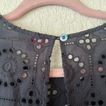 STAUD NWT  Mini Hyacinth Dress In Black Eyelet Size Medium Photo 5