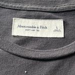 Abercrombie & Fitch #TEAMUP Graphic Tee | Soft Black Cotton T-Shirt | Size L Photo 2