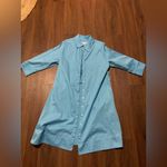 Perlavera Solid Chris Shirt Dress
$198.00 light blue logo Classic casual winter Size L Photo 4