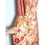 Free People NWT  Carmen Jumpsuit Off Shoulder Floral Wide Leg Size Small Bohemian Photo 7