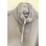 UGG  Black Lydi Bonded‎ Fleece Half Zip Pullover - Size M Photo 1
