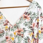 Toxik3 Floral Faux Wrap Long Sleeve Romper Size M Photo 8