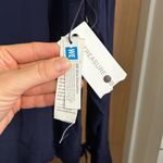 Treasure & Bond NWT!  Navy Tie Front Button Down Blouse - size S Photo 2